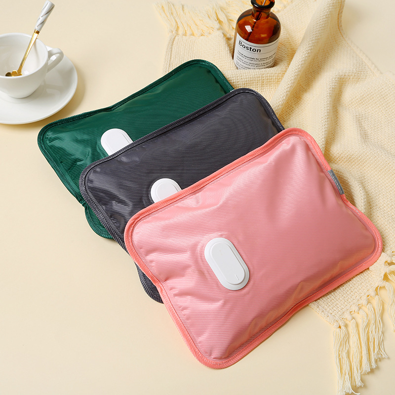 Factory direct national standard electric hot water bag wholesale development rechargeable hand warmer explosion-proof water and electricity separation cloth hand warmer