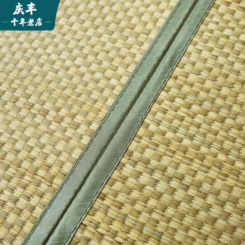 Thickened and Densely Woven Straw Mat 1.8m for Home Use, Foldable Straw Mat 1.2m Portable and Foldable