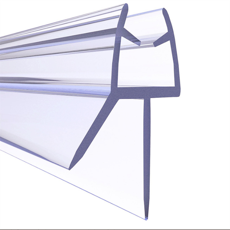 Перекрестная водонепроницаемая уплотнительная лента для стеклянных дверей, двойная мягкая кромка, для защиты от воды