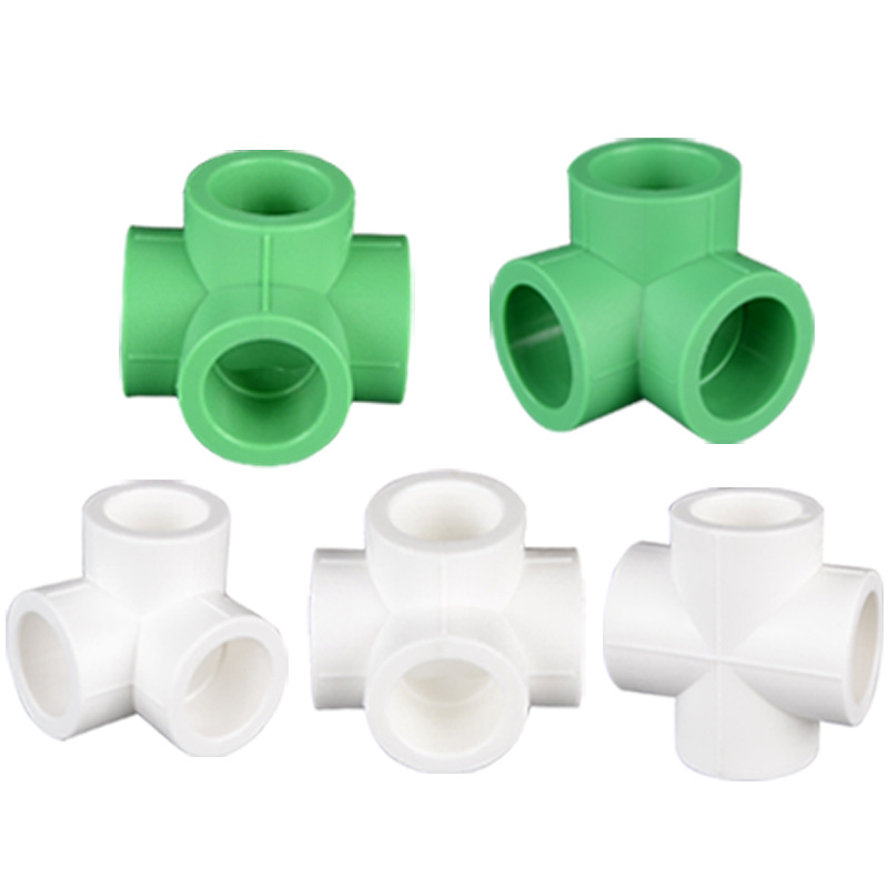 4-Point 6-Point 1-Inch Ppr Wall Corner Right-Angle Three-Way Cross Three-Dimensional Four-Way 20/25/32 Ppr Equal Diameter Joint