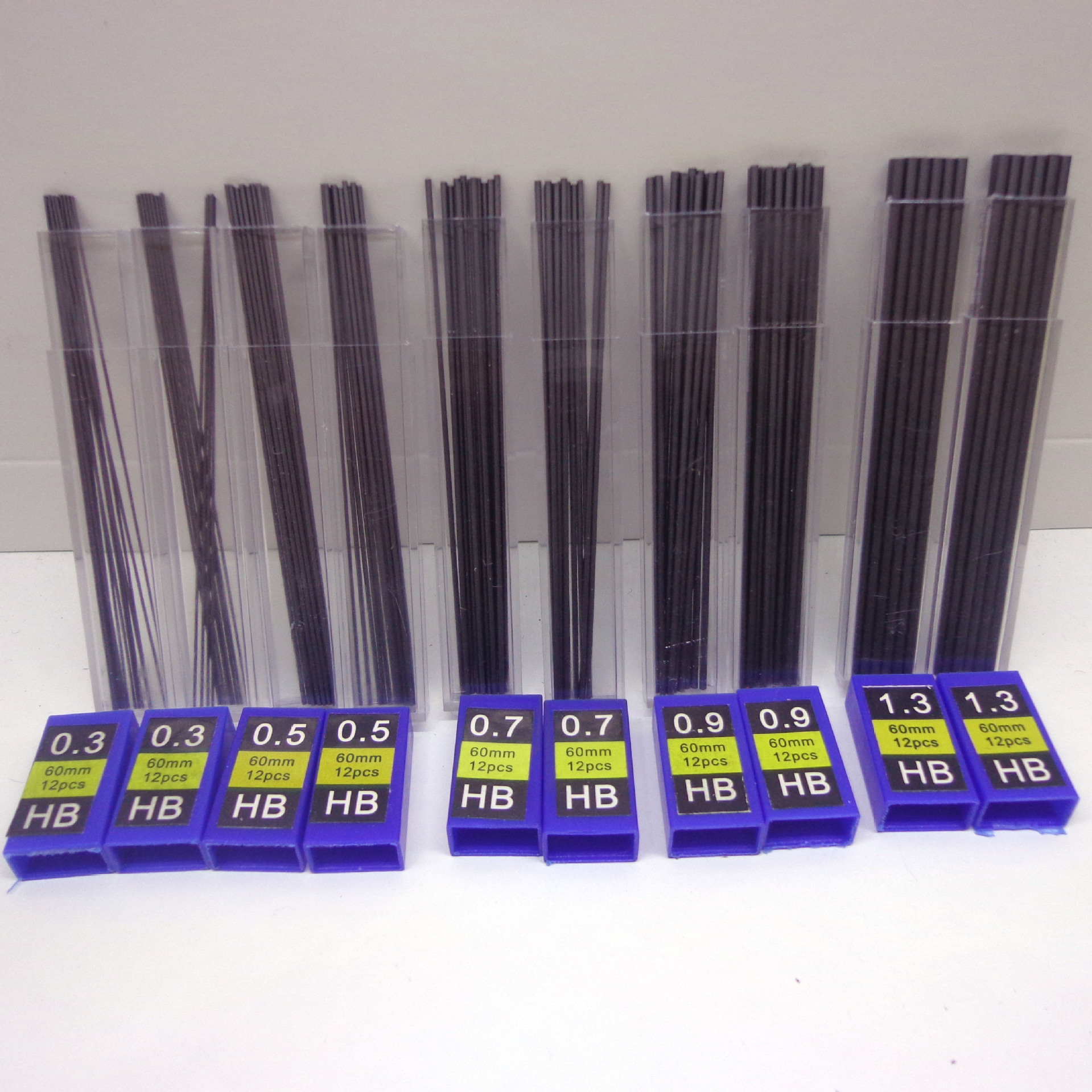 0.3MM lead, 0.5MM replacement lead 0.7MM movable pencil lead 0.9MM automatic refill 1.3MM refill