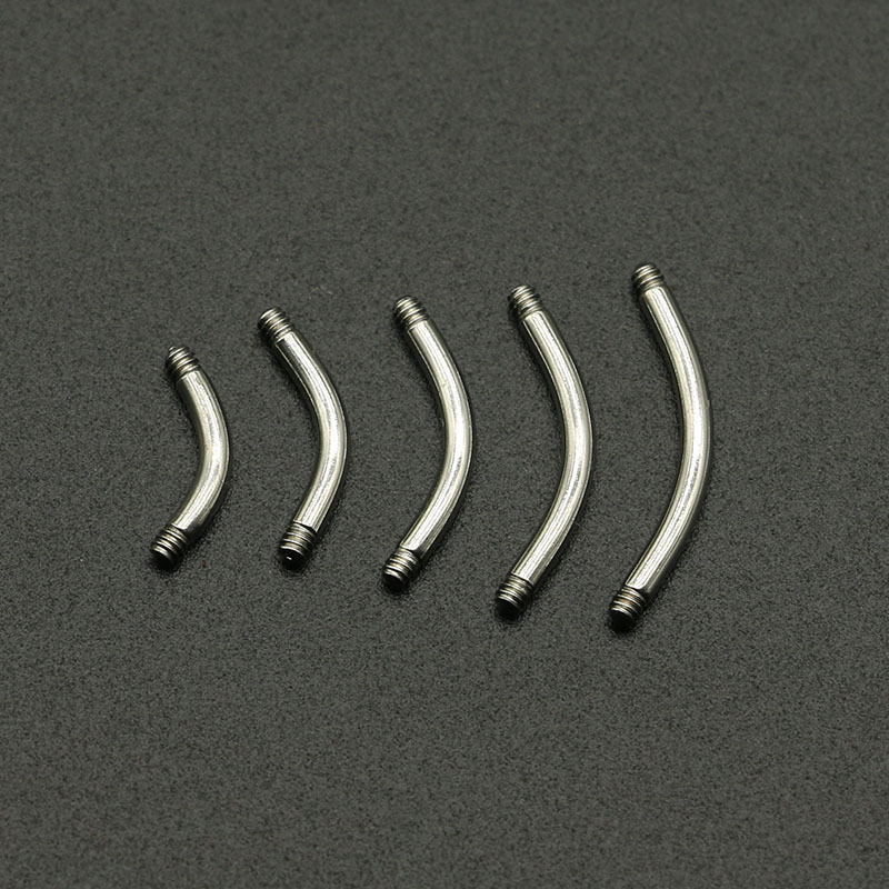 316L Titanium Steel Tongue Nail Ear Bone Nail Lip Nail Breast Nail Replacement Rod Outer Teeth Piercing Jewelry Accessories Universal Spot