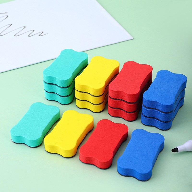 Eva Magnetic Eraser Cute Little Bone Eraser Cute Cartoon Blackboard Eraser Whiteboard Eraser Can Absorb Whiteboard Free Shipping