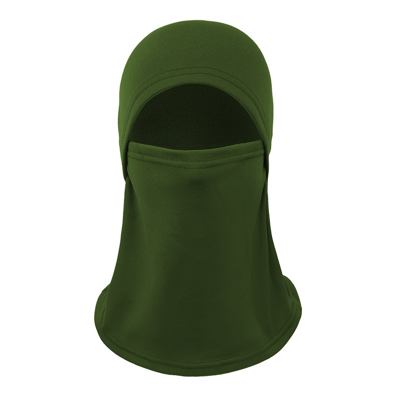 Autumn and Winter Cycling Warm Mask, Multifunctional Neck Cover, Windproof Ski Hat, Elastic Velvet Sports Warm Hood