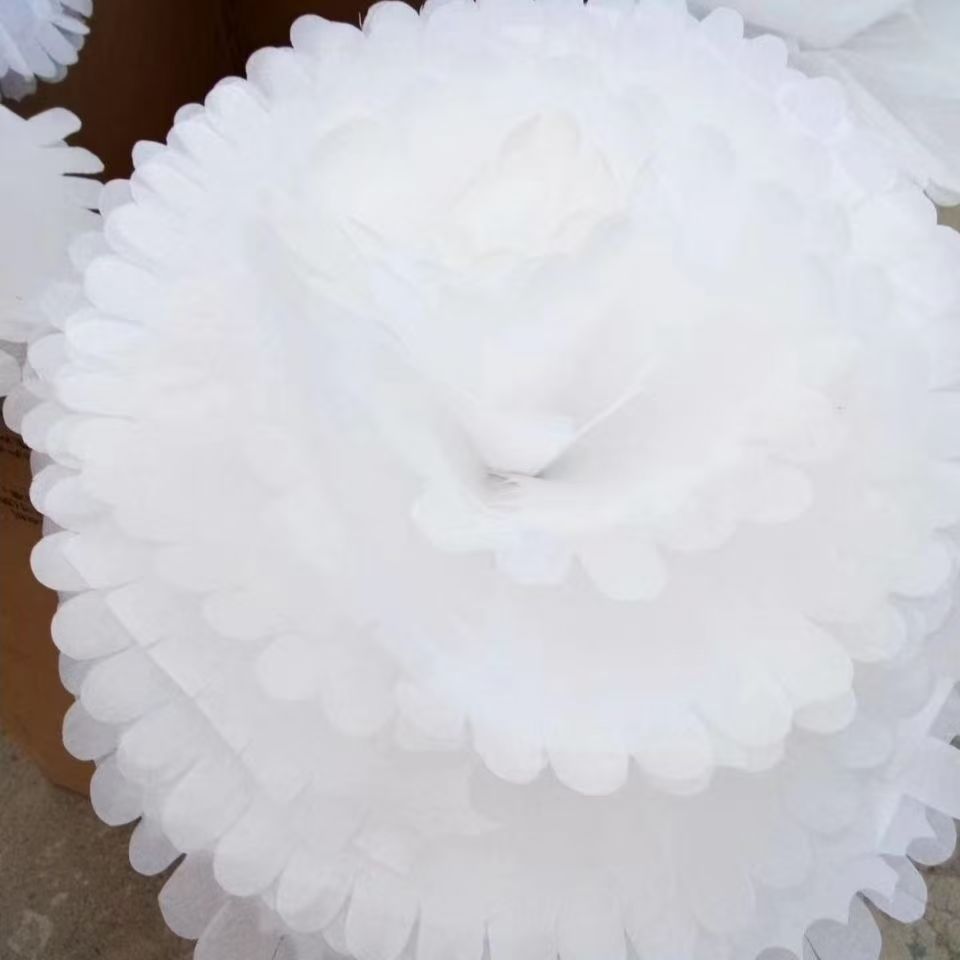 Оптовая продажа похоронных принадлежностей от производителя, жертвенные принадлежности, копировальная бумага, большой белый цветок, цветок для катафалка, 36 40 50