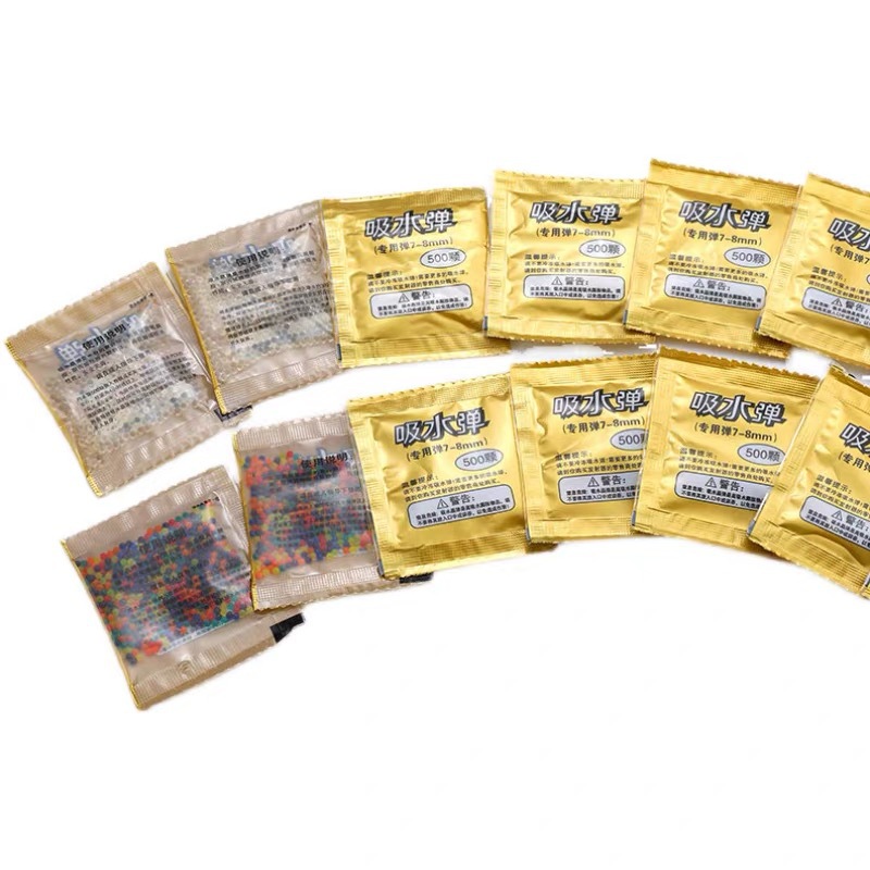 Water Bomb 6-7-8mm crystal water bomb 500 per pack of children's toys water bomb competitive water bomb water bomb marbles