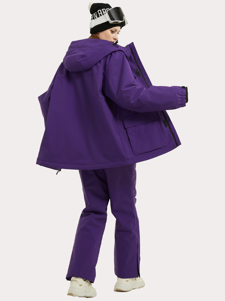 Kuang Jian Ski Suit Winter Single and Double Board Windproof Waterproof Warm Outdoor Thickened Professional Ski Suit for Men and Women suit