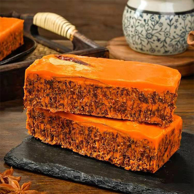 Chongqing hot pot bottom material wholesale small 50g small spicy hot bowl chicken seasoning butter handmade commercial Maocai