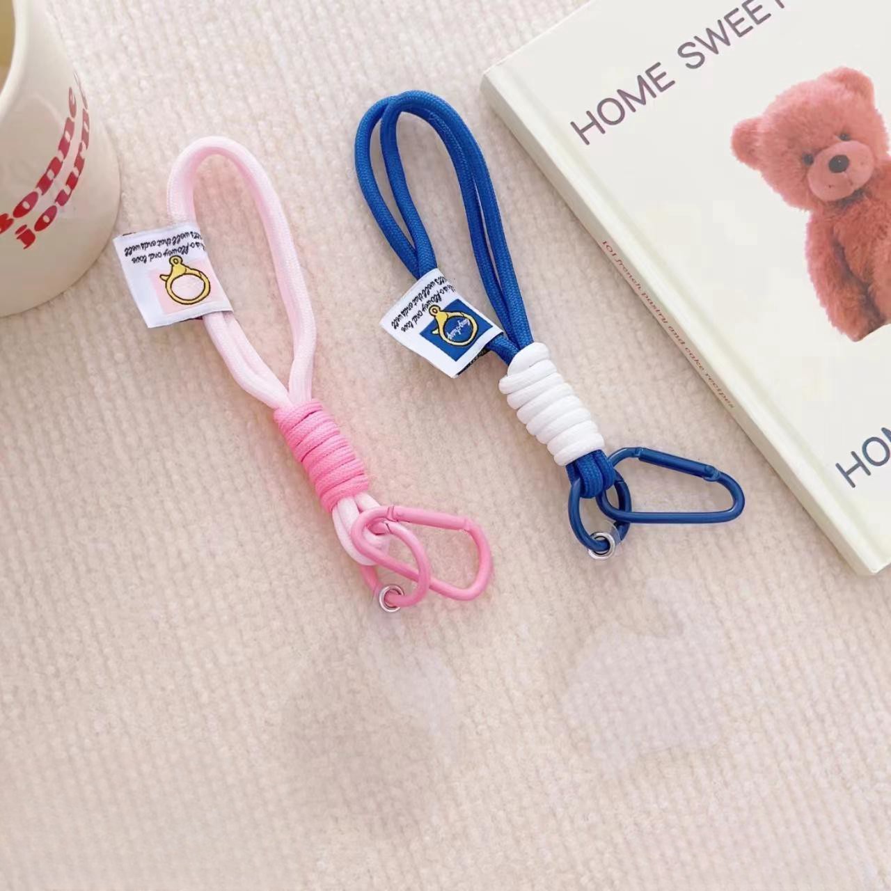 Trendy Mobile Phone Lanyard Keychain Wrist Rope Bag Pendant Universal Mobile Phone Case Anti-falling Water Cup Rope