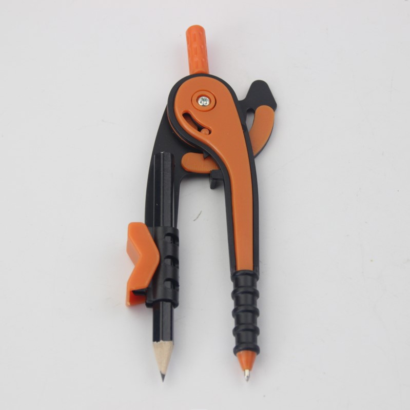 Manufacturer Wholesale Mathematics Set Plastic Compass Set Protractor Ruler Geometric Drawing Compass 998 Compass