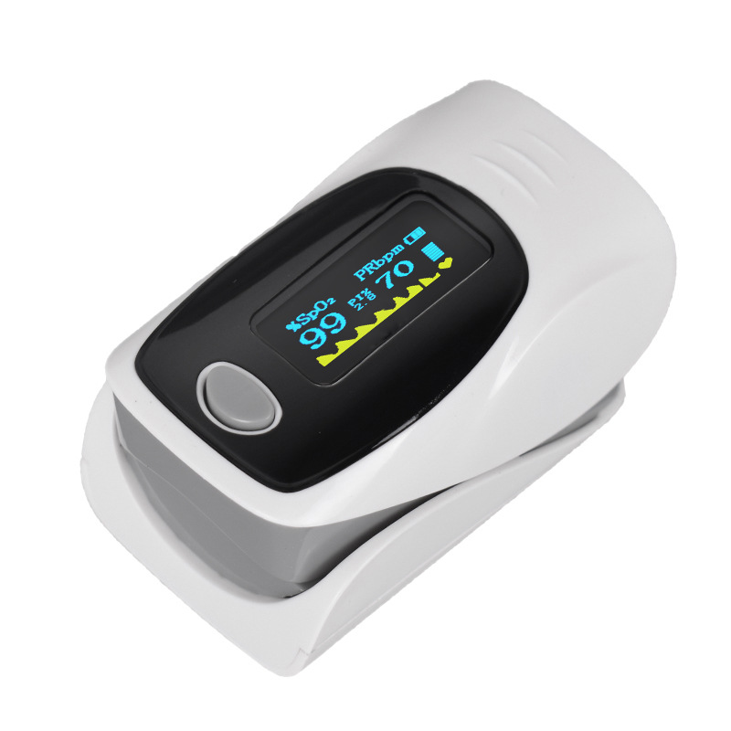 Finger Clip Pulse Oximeter for the Elderly and Pregnant Women, Home Blood Oxygen Meter, Blood Oxygen Saturation, Pulse and Heart Rate