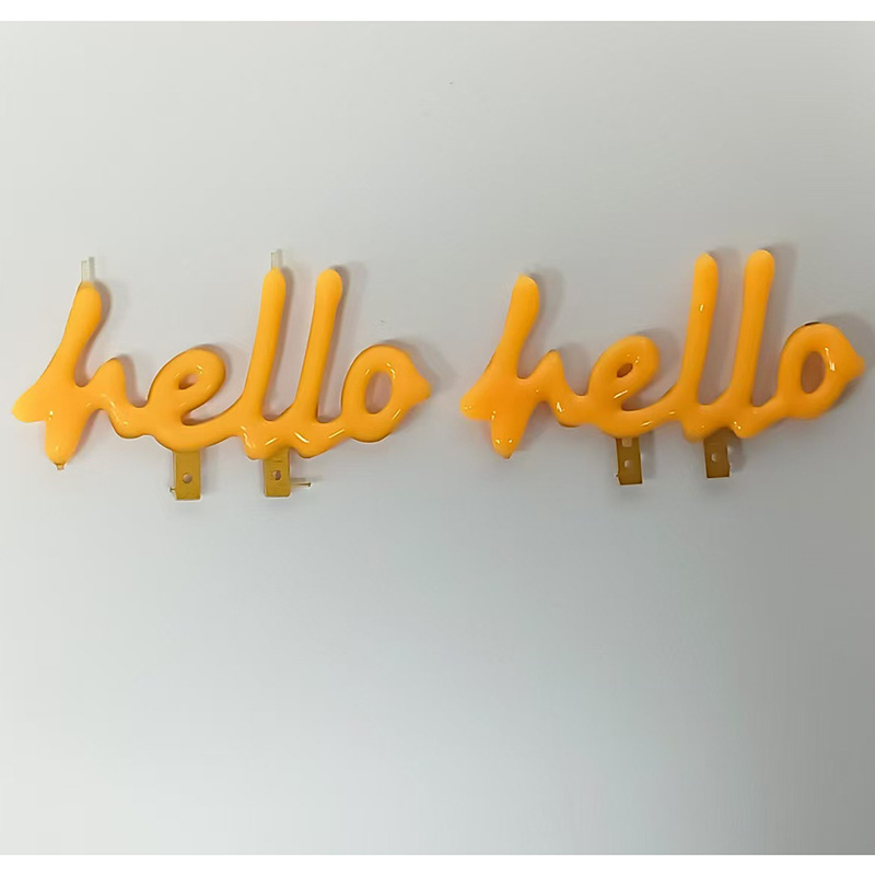 Лампочка с буквами в форме улыбающегося лица LED 3V специальной формы декоративная атмосфера ретро