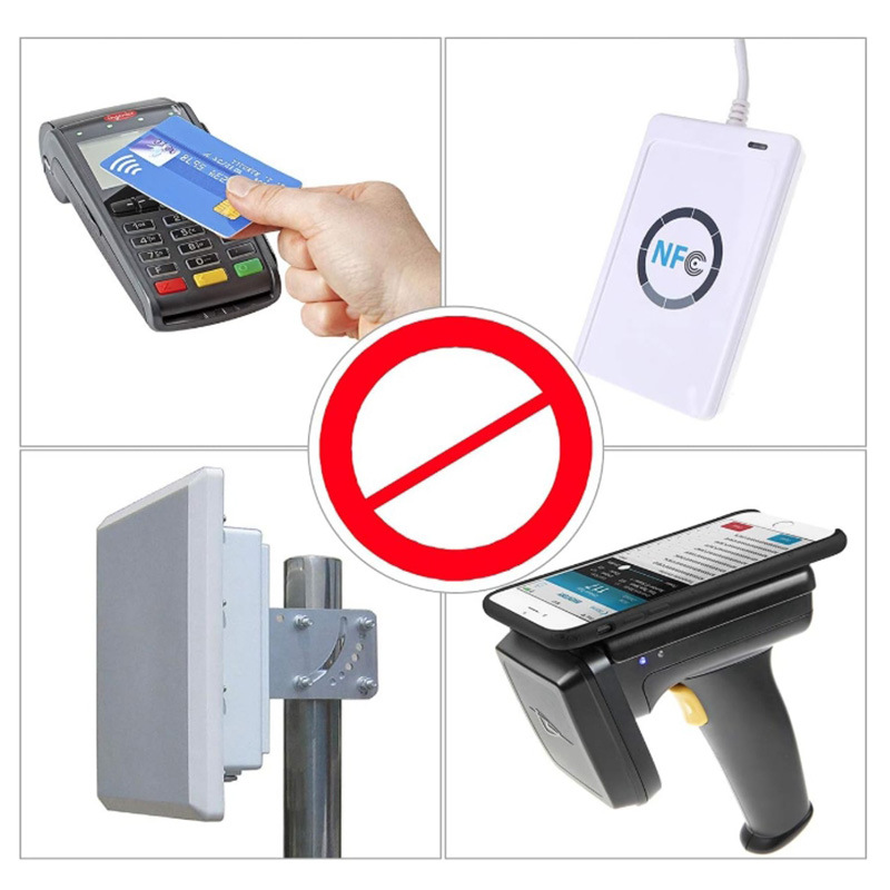 Rfid Shielding Card Customization Anti-Copy Anti-Reading Information Cob Anti-Theft Card Nfc Shielding Card Customization