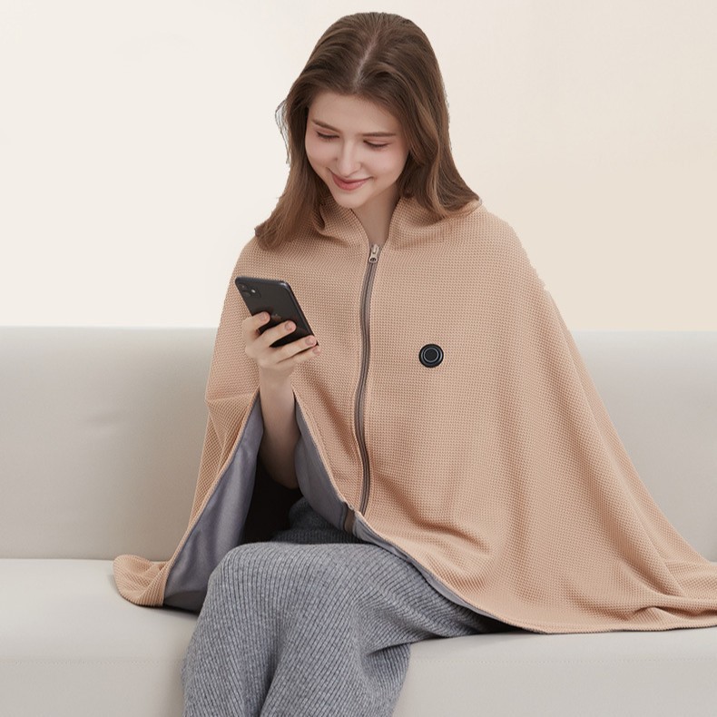 Japan Imported Electric Heating Blanket Heated Shawl Blanket USB Washable Leg Cover Home Outdoor Blanket