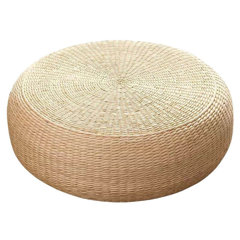 Straw Japanese Futon Cushion Thickened Household Tea Ceremony Rattan Tatami Cushion Meditation Mat Floor Straw Cushion