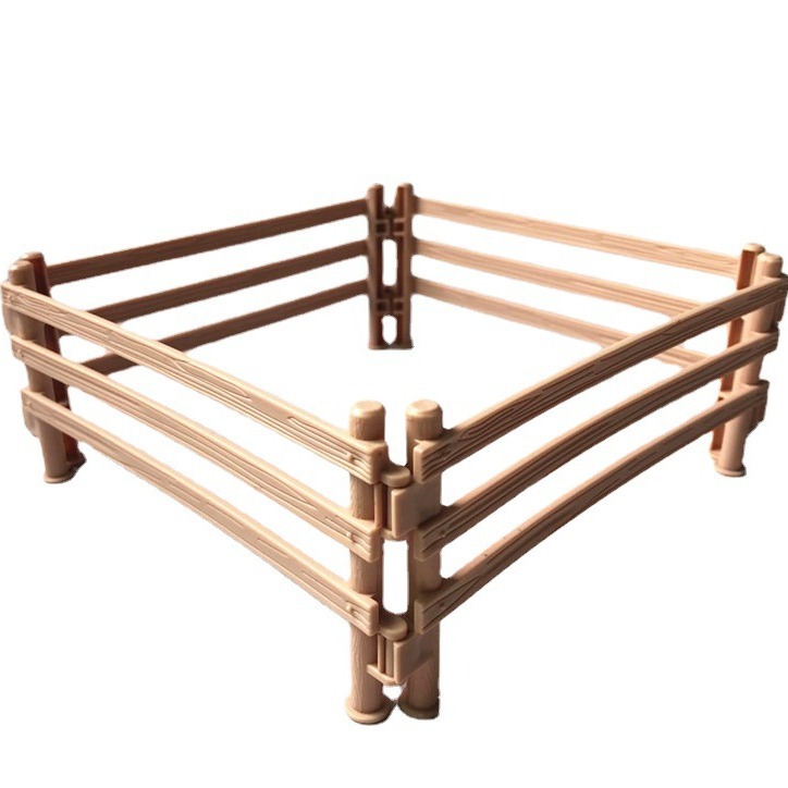 16 см игрушечные аксессуары забор простой пластиковый забор для настольной игры песочницы симуляция фермерского пейзажа модель прямая поставка