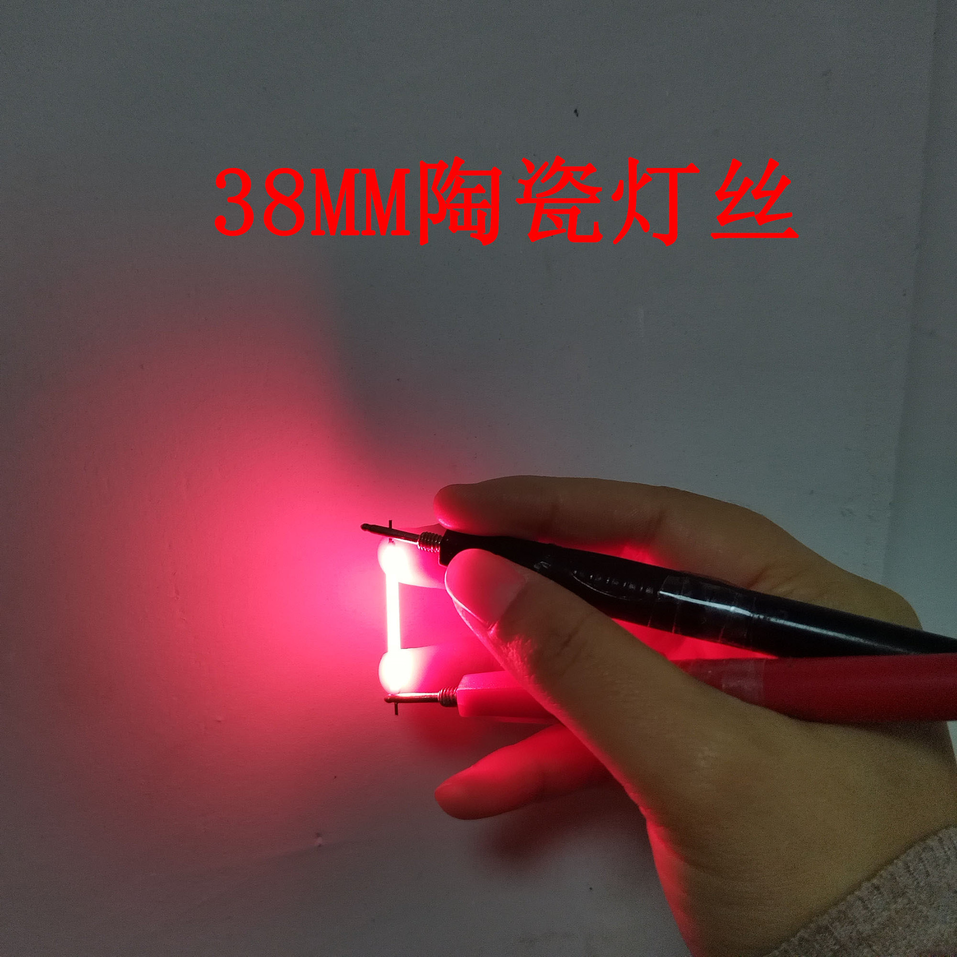 38мм керамическая нить 3V красный синий зеленый белый теплый свет лампочка керамическая нить DIY атмосфера в наличии