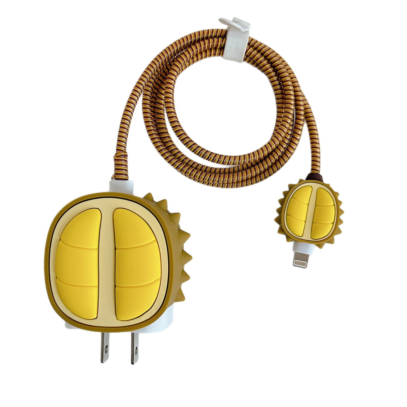 Cross-Border Applicable Apple 18/20W Cartoon Data Cable Protective Cover Strap Winding Rope Storage Cute Cable Manager