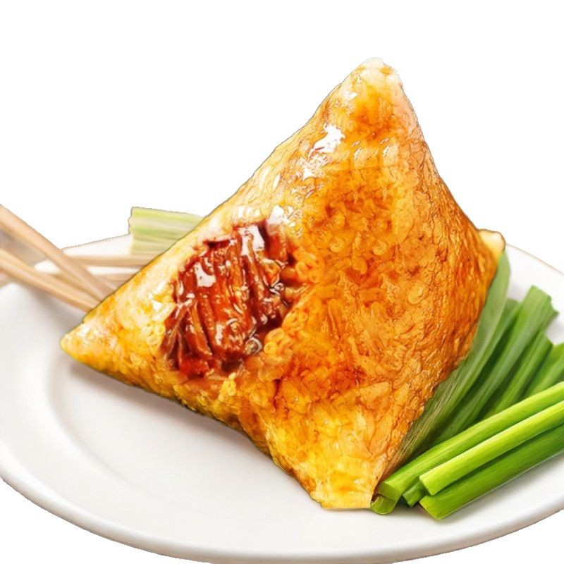 Jiaxing Flavor Dragon Boat Festival Egg Yolk Brand Delicious Fresh Meat Zongzi Fragrant Zongzi Instant Food Handmade Traditional Secret Big Meat Zongzi