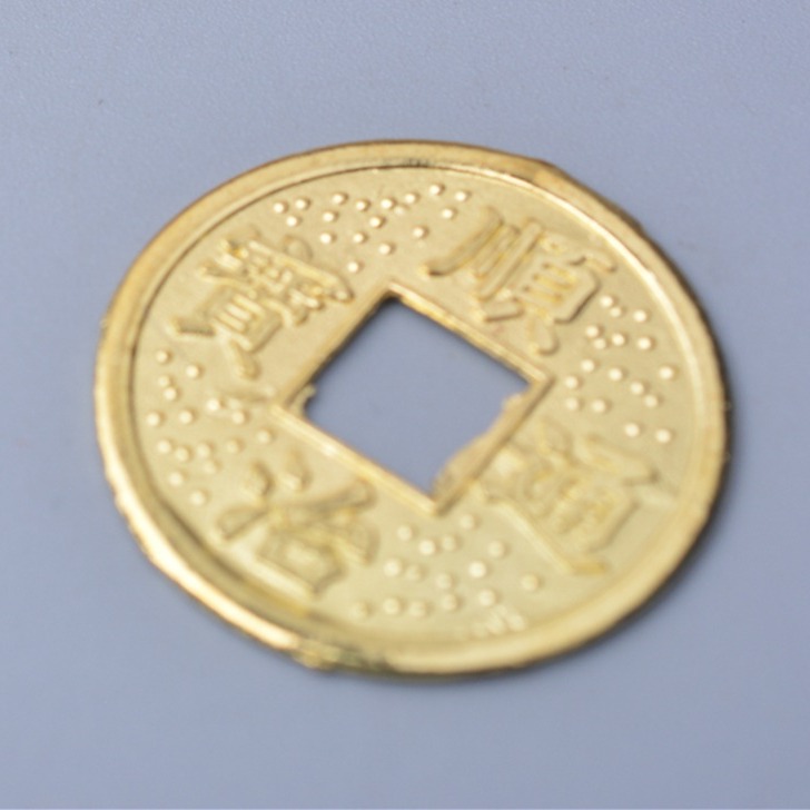 Alloy 2.4cm Dragon and Phoenix Copper Money Metal Crafts Five Emperors Money Recruiting Antique Coin New Year Chinese Knot Pendant