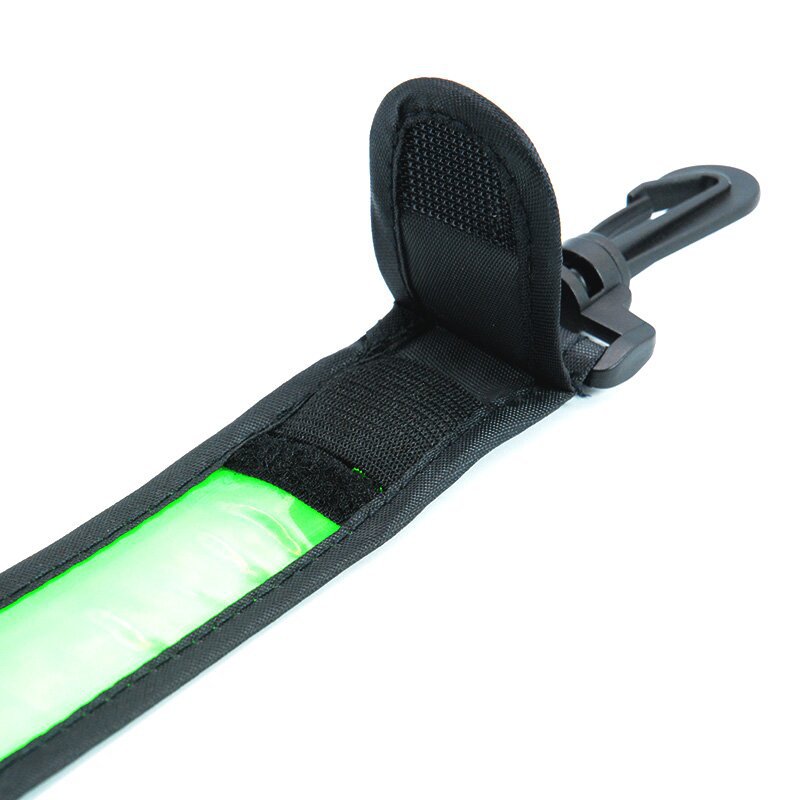 USB rechargeable backpack light night running signal warning light outdoor camping luminous light LED luminous strap light