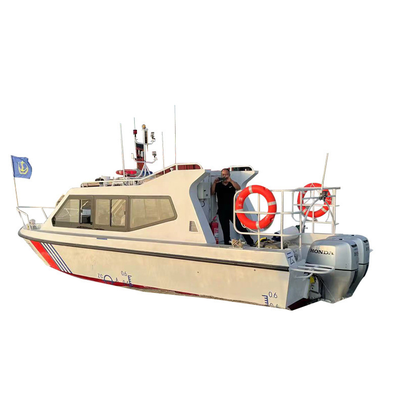 Factory supply 8.7 meters aluminum alloy sea fishing boat fishing boat aluminum alloy speedboat patrol boat