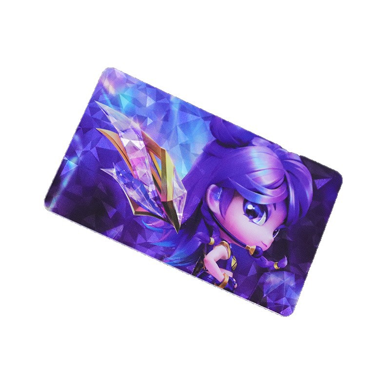 One-Core Nfc Animation Game Pvc Card Customized League Character Cartoon Character High-Definition Printing Kidsren's Card