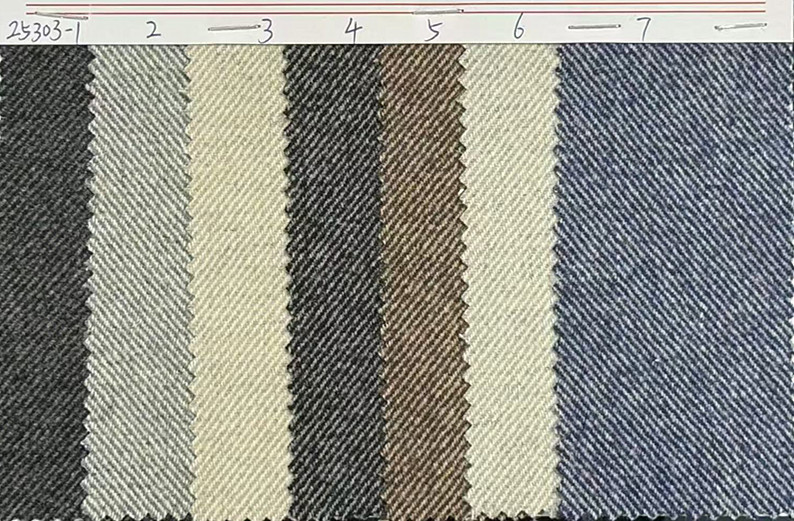Shaoxing Supply Woolen Wool Twill Cloth Yiwu Clothing/Shoes and Hats/Bags Woolen Fabrics