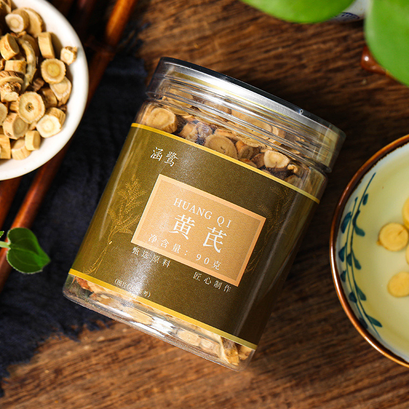 Astragalus Slices Soaked in Water to Drink, Sulfur-Free Canned Health Tea, High-Quality Longnan Yuanqi Four Treasures Tea, New Wholesale Health Food