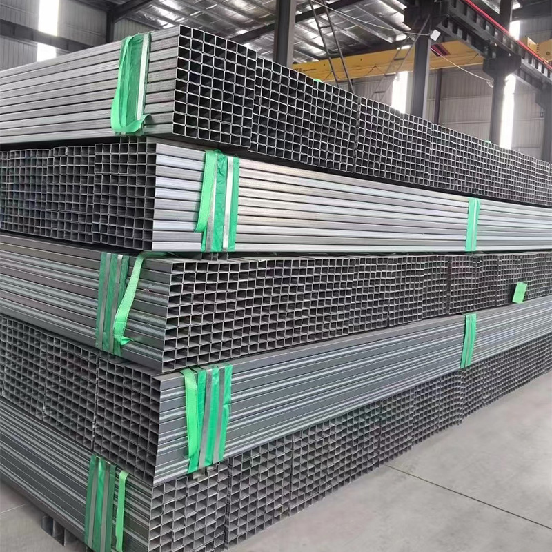 Factory Direct Supply of Zinc-Aluminum-Magnesium Square and Rectangular Tubes, Square Tubes, Rectangular Tubes, Zinc-Aluminum-Magnesium Pipes, 30 Square Tubes, Q235 Black Square Tubes