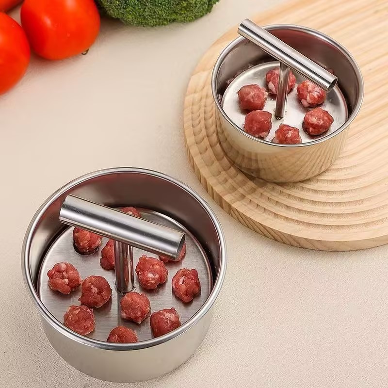 Stainless Steel Meatball Press, Home Kitchen Creative Meatball Making Artifact, Hand-Pressed Meatball Press Wholesale
