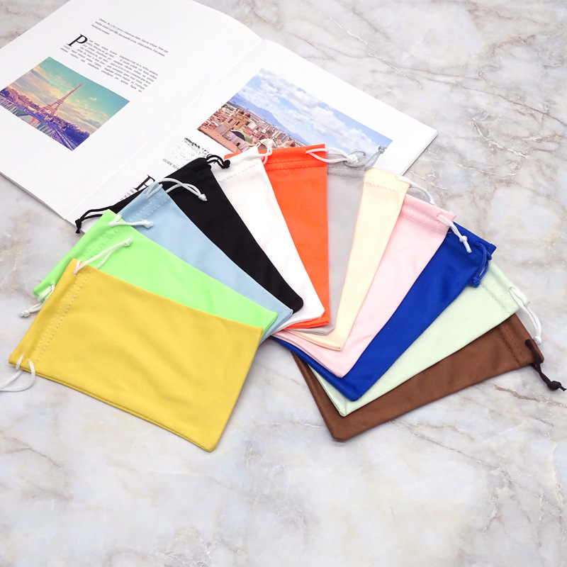 Wholesale microfiber glasses bag bundle bag flannel bag glasses needle one needle two needle three spot supply