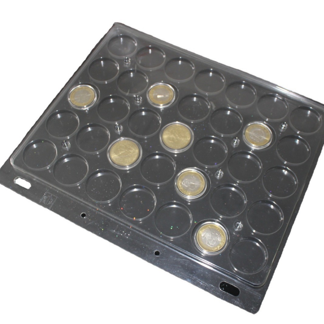 Jindong Factory Straight Hair PET Rating Coin Inner Page Gongbo Yuantai General Identification Box Loose-leaf Medium Banknote Botai PMG