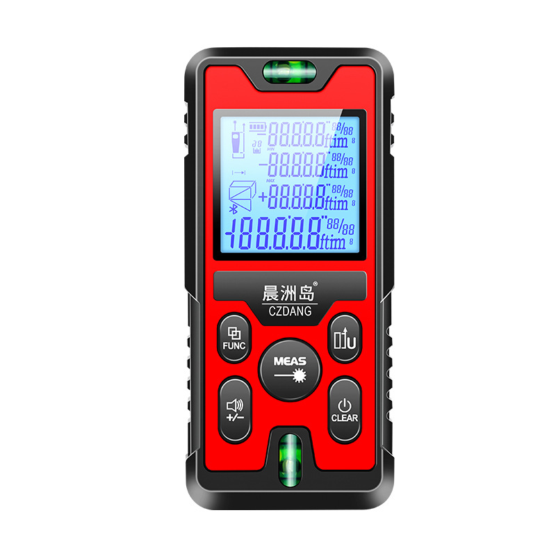 Chenzhou Island Infrared High Precision Electronic Digital Measuring Ruler Indoor Room Meter Voice Charging Laser Rangefinder