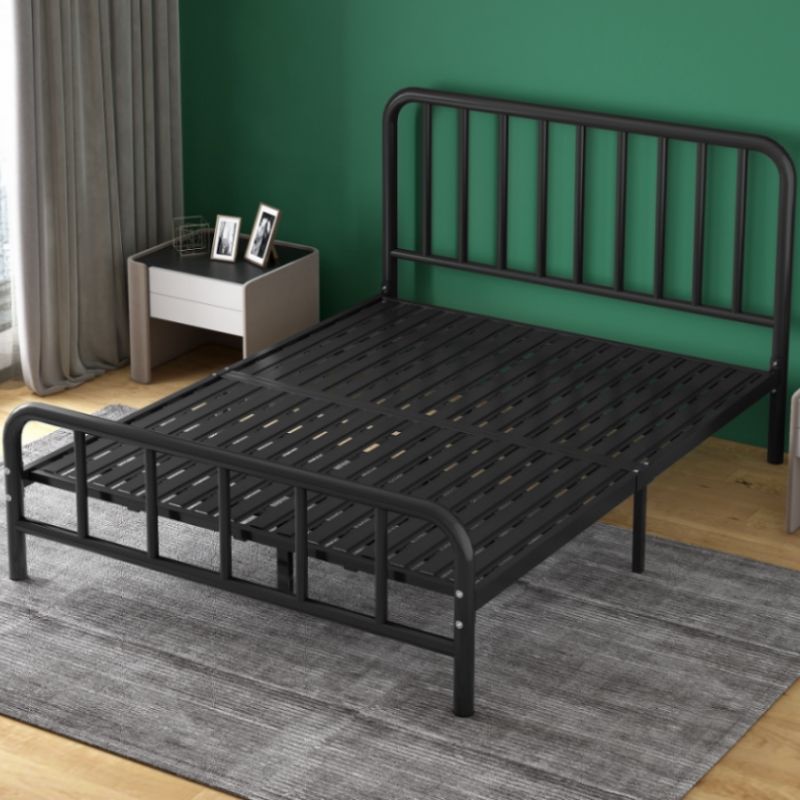 Modern Simple and Economical Iron Bed 1.35m Single Bed Dormitory Apartment Rental Home Iron Frame Bed