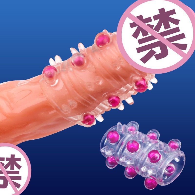 Dragon Ball crystal ring men's sex toys lock ring wolf tooth cover adult sex toys wholesale one-piece delivery