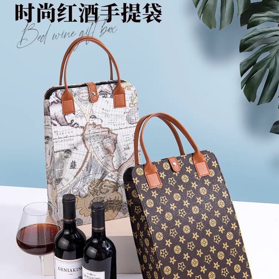 Подарочная коробка для красного вина Jiutian, в наличии, 2 кожаные коробки, на 1, 2 и 6 бутылок, коробка для подарков зонгци