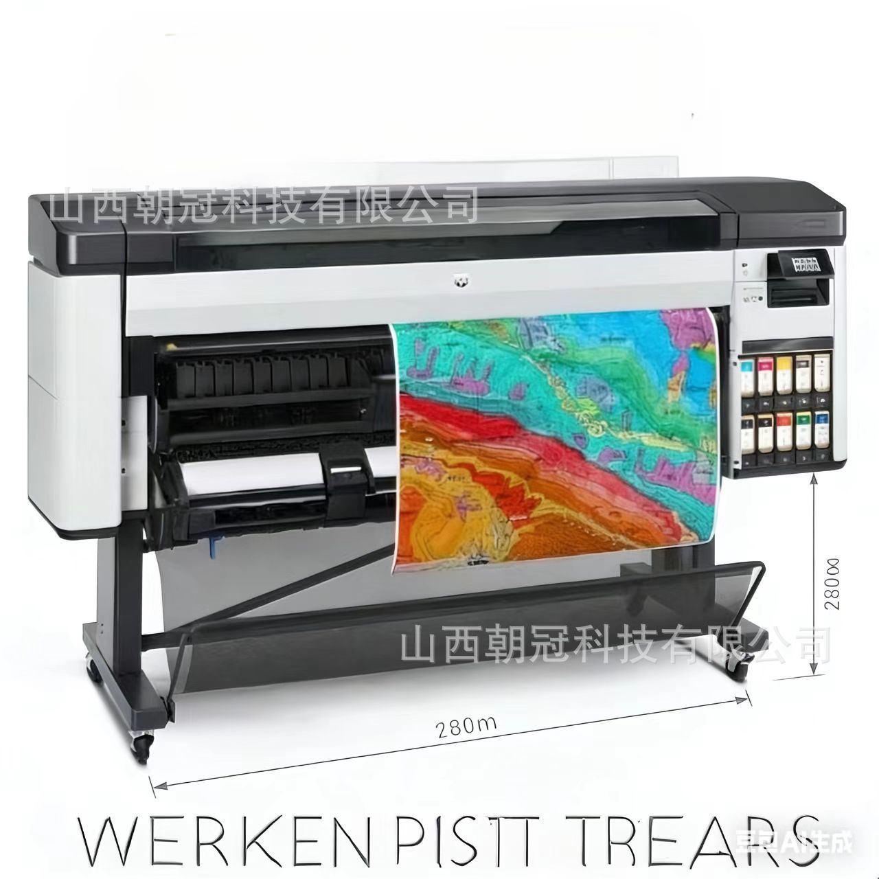 Hp Z9+Pro Ps Large Format Plotter 9-Color Photo Poster Rendering Map 60inch Printer
