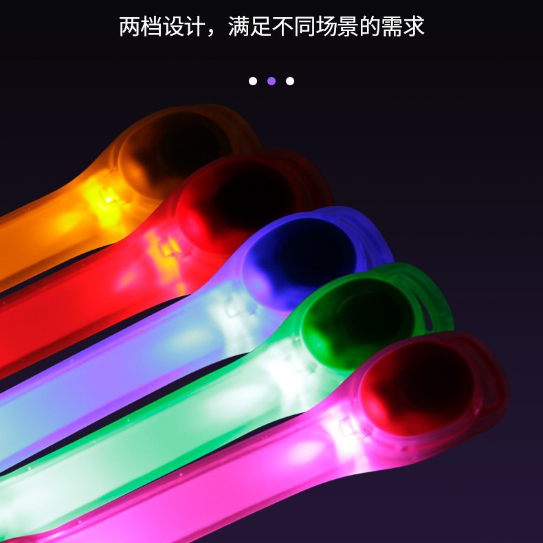 LED luminous silicone armband luminous armband cheer props night running warning luminous armband in stock factory direct supply