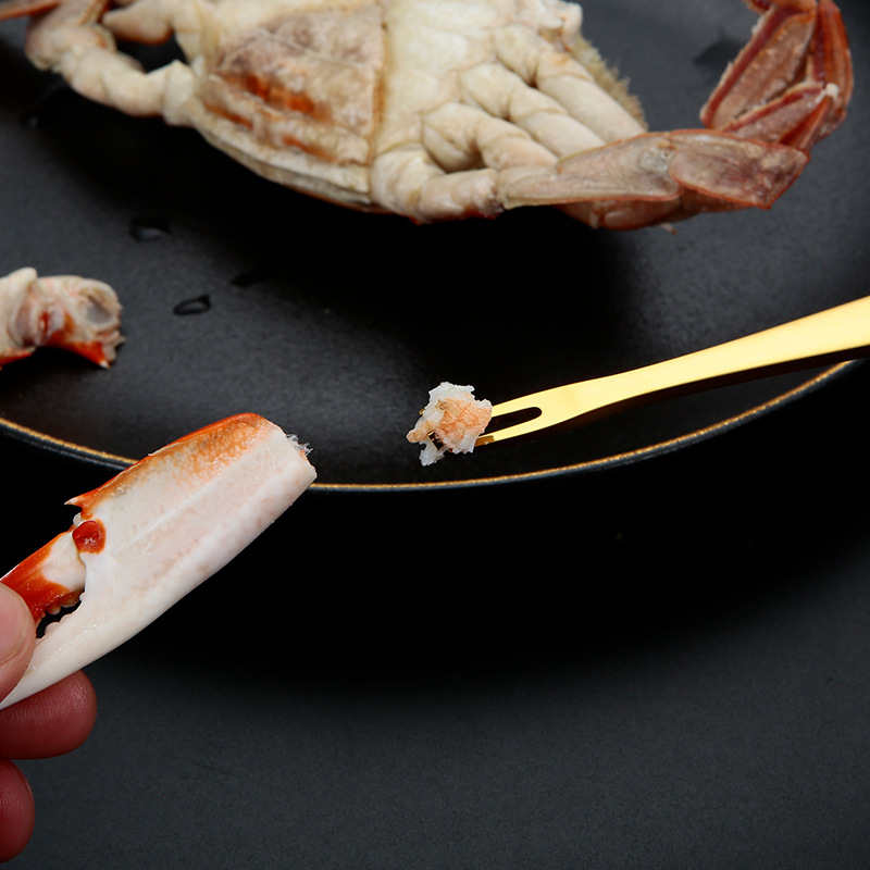 304 Stainless Steel Seafood Meat Scoop Fork Crab Tongs Crab Needle Hairy Crab Special Tool Leg Digger
