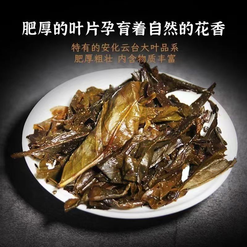 Source bulk wholesale 2015 Hunan Anhua black tea alpine big leaf golden flower Fuzhuan brick tea 1KG golden flower full