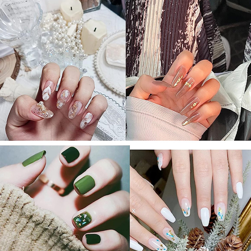 Cross-Border Exclusive High-Quality Gold Foil Paper 9*9 Manicure Gold Foil Manicure Crystal Mud Glue DIY Decoration Craft Gold Foil