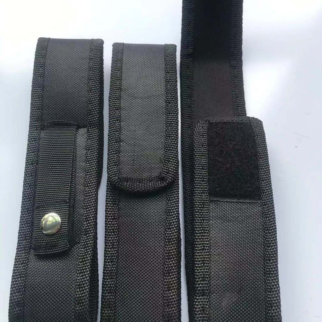 Strong light flashlight cover 21cm nylon flashlight protective cover factory wholesale suitable for 16.8-17.5 flashlight