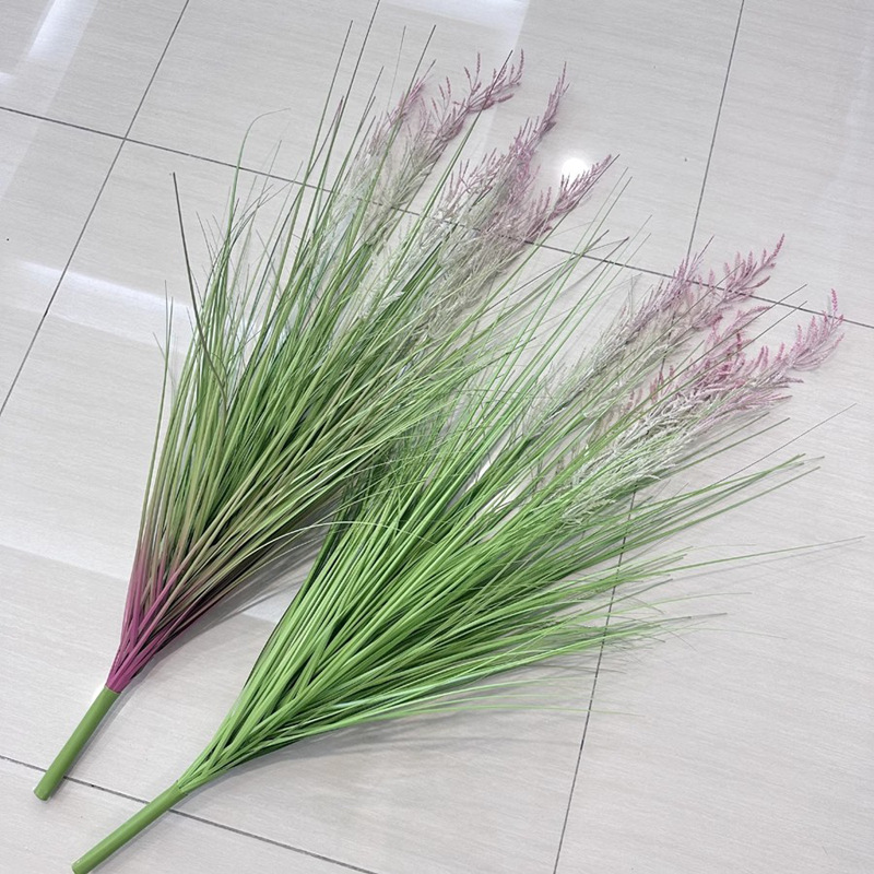New Simulated Reed Grass, Bunch of Onion Grass, Indoor Scenery Decoration, Aquatic Plants, Simulated Fur Grass