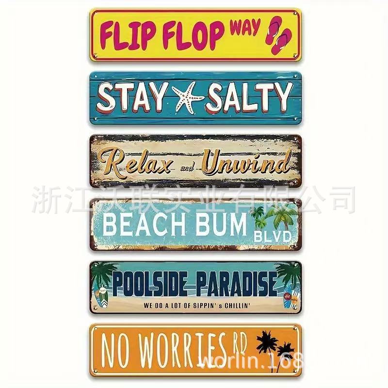 Vintage Tinplate Paintings, Aluminum Plate Paintings, Cross-Border License Plate Round Decorative Paintings, Wall Hanging Pod Acrylic Amazon