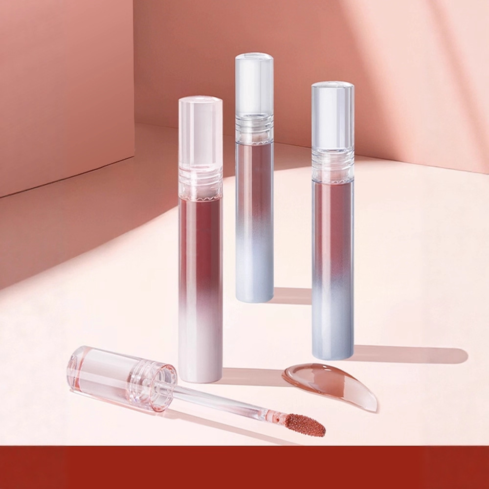 Non-Stick Cup Jelly Lip Lacquer Glossy and Translucent Mirror to Matte Lip Gloss Non-Fading Lip Glaze Lipstick Factory Processing