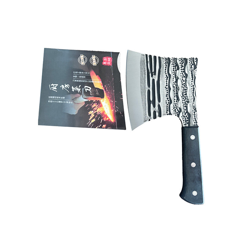 Runjianghu Hand-Forged Bone Chopping Knife Butcher Bone Chopping Knife Household Sharp Chopping Knife Ax Knife Stainless Steel