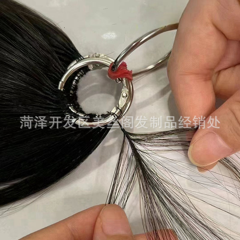 New Style Hair Extensions, Real Human Hair Third-Generation Feather Extensions, No-Fold Feather Extensions, Real Human Hair Full Head Wigs for Women