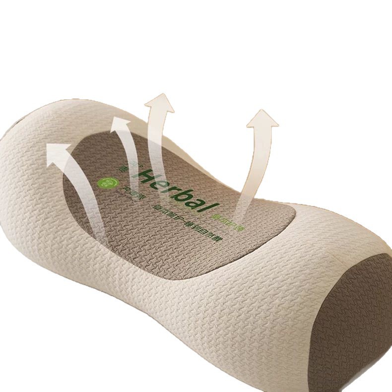 2025 New Whole Buckwheat Neck Protection Three-Dimensional Pillow Adult Sleep Aid Traction Pillow Support Hard Cylindrical Cervical Pillow Wholesale