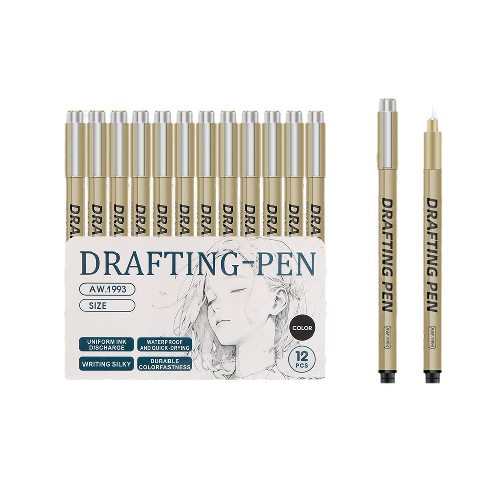 Art Special Hook Line Needle Pen Set Hand-Painted Pen Drawing Sketch Pen Student Waterproof Sketch Pen